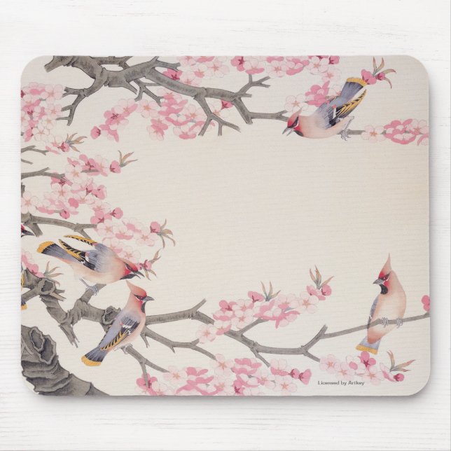 Singing Birds in Spring Mouse Pad (Front)