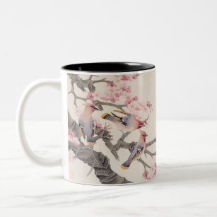 Singing Birds in Spring Two-Tone Coffee Mug