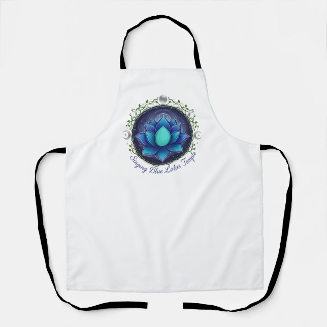Singing Blue Lotus Temple Apron (Front)