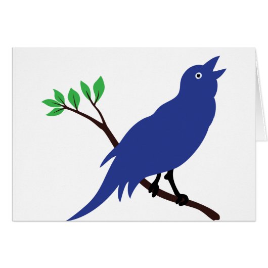 Singing Bluebird Cards (Front Horizontal)