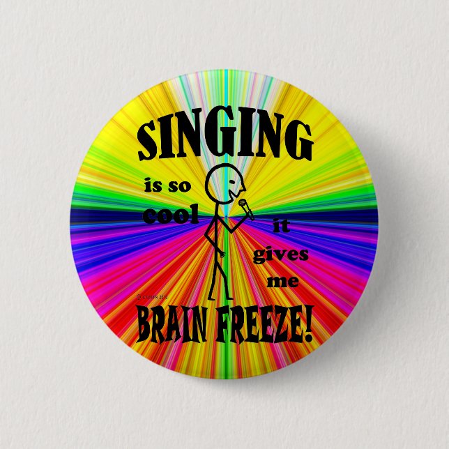 Singing, Brain Freeze Button (Front)