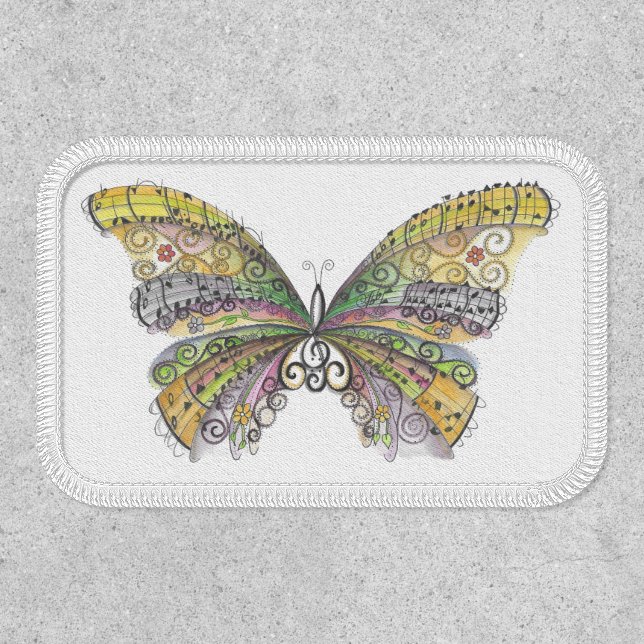 Singing Butterfly Patch (Front)