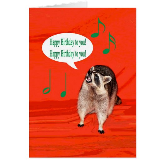 singing card (Front)