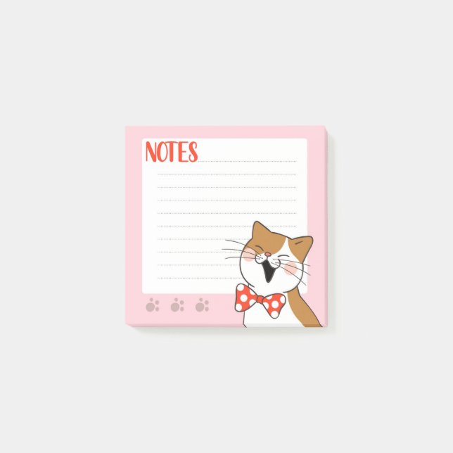 Singing Cat Notes (Front)