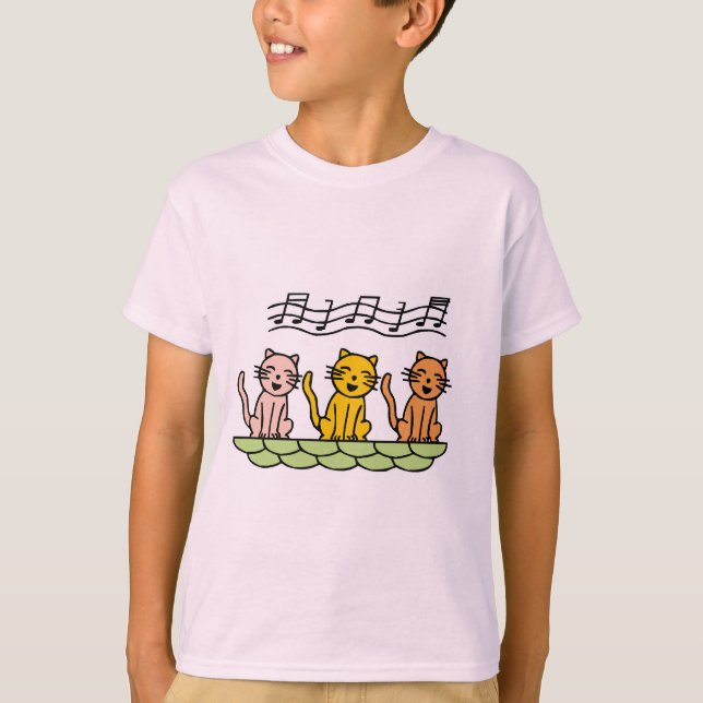 Singing Cats Tshirts and Gifts (Front)