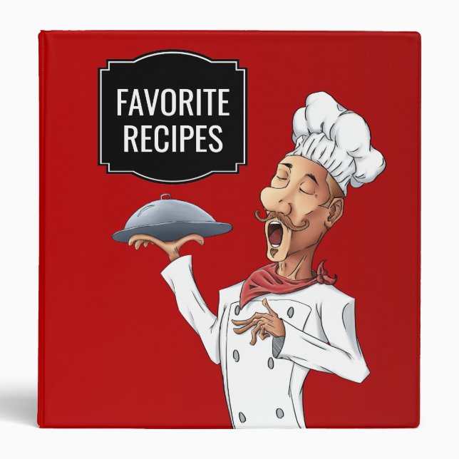 Singing Chef Favorite Recipes Binder (Front)