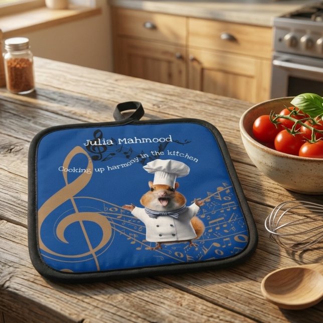 Singing Chef Mouse Musical Harmony Pot Holder (Creator Uploaded)