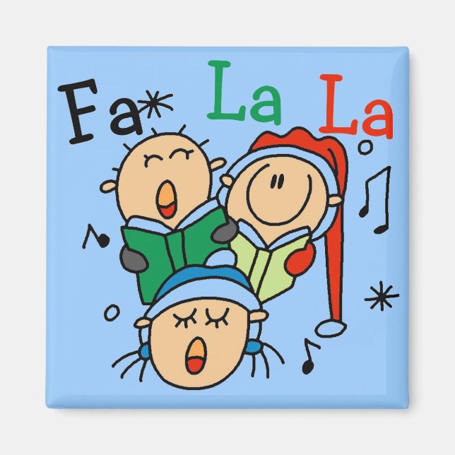 Singing Christmas Carols Tshirts and Gifts Magnet (Front)