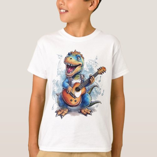 Singing Dinosaur T_Shirt