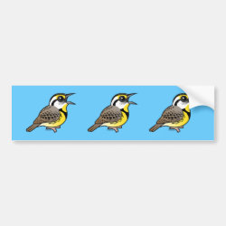 Eastern Meadowlark (singing) Bumper Sticker