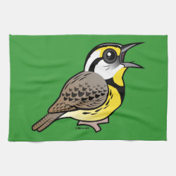 Eastern Meadowlark (singing) Kitchen Towel 16