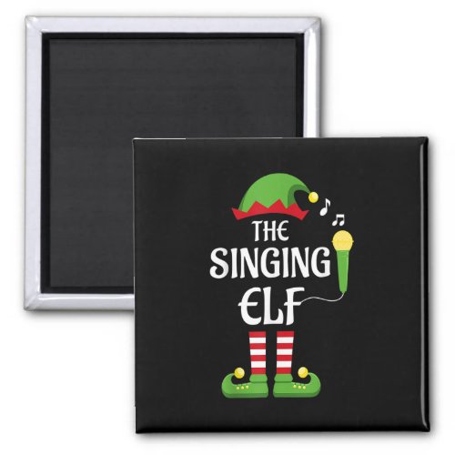 Singing Elf Family Matching Group Christmas Singer Magnet