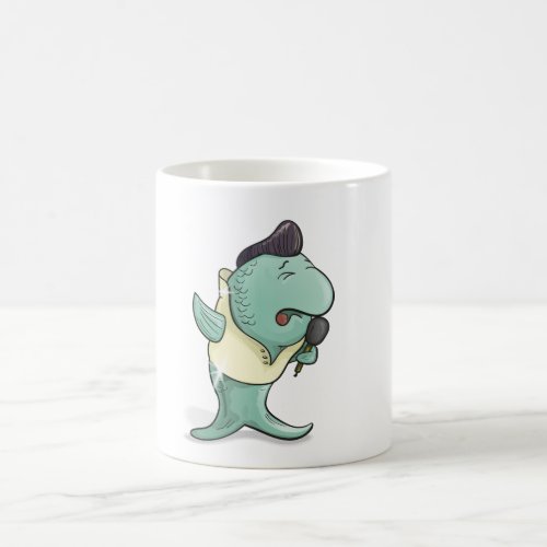 Singing Fish as Elvis Performer Coffee Mug