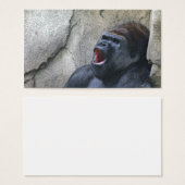 Singing gorilla profile card (Front & Back)