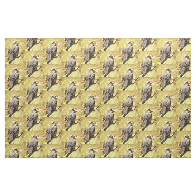 Singing Gray Catbird Fabric (Fat Quarter)