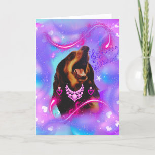 Singing Happy Birthday To You Greeting Card