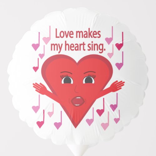 Singing Heart Balloon