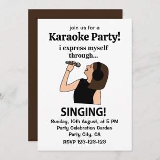 Singing I Express Myself Through Singing