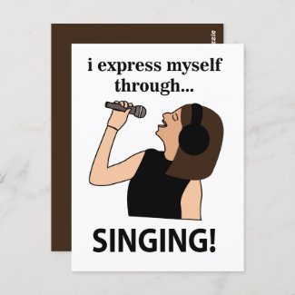Singing I Express Myself Through Singing