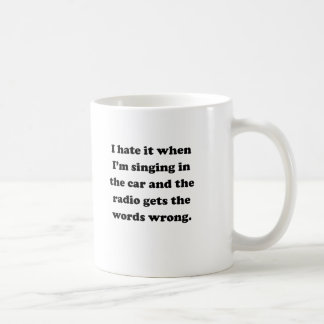 Singing In The Car Coffee Mug