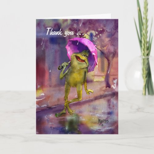 Singing in the Rain Card