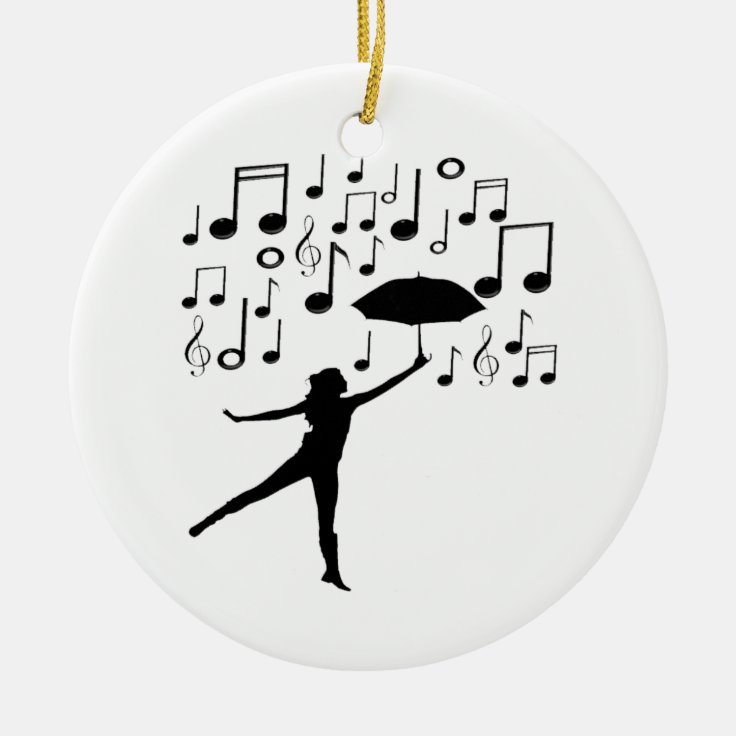 Singing in The Rain Ceramic Ornament Zazzle