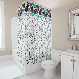 Singing In The Shower Curtain