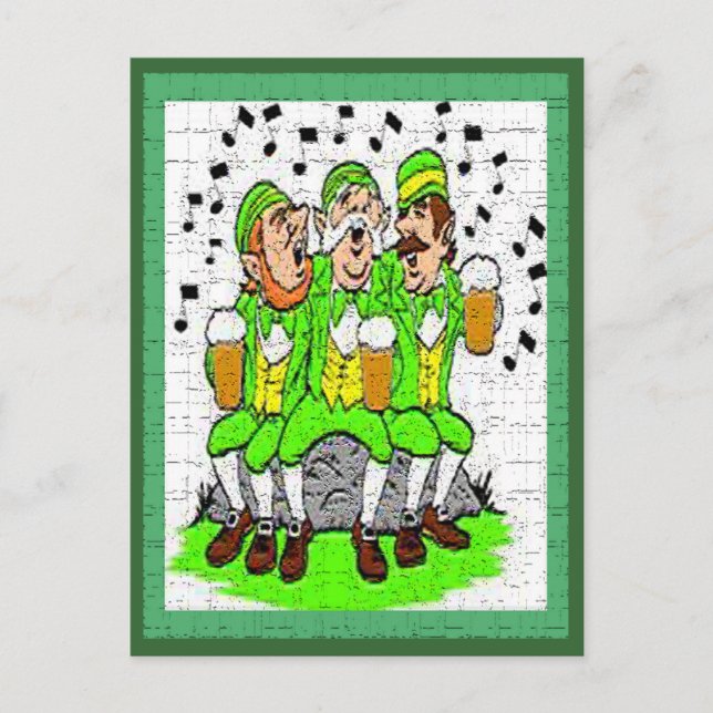 Singing Irish Postcard (Front)