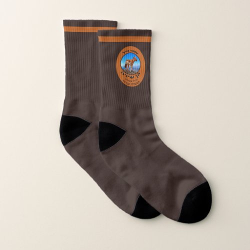 Singing Jackal Amber Ale Socks