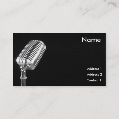 SINGING LESSONS BUSINESS CARD