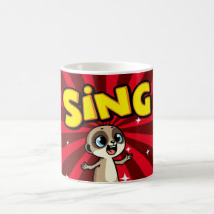 Singing Meerkat Coffee Mug
