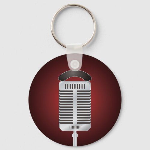 Singing Microphone Keychain
