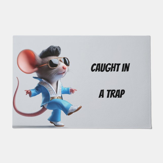Singing Mouse  Doormat (Front)