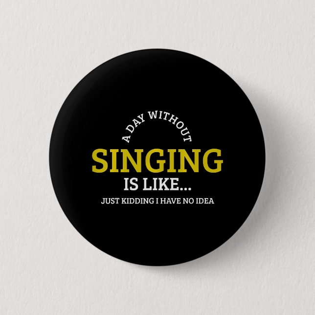 Singing Musicinger Button (Front)