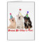 Singing Puppies Birthday Card