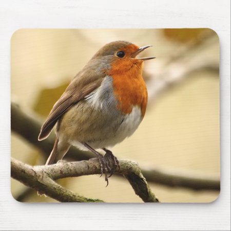 Singing Robin Mouse Pad