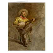 Singing Spanish Cowboy w Banjo Playing Trail Song (Front)