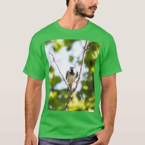 Singing Sparrow Graphic T_Shirt