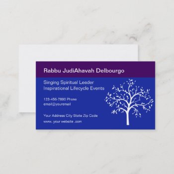 Singing Spiritual Leader Business Cards by Luckyturtle at Zazzle