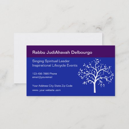 Singing Spiritual Leader Business Cards