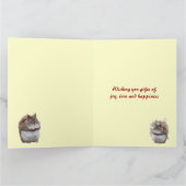 Singing Squirrel Birthday Card (Inside)