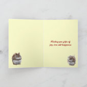 Singing Squirrel Birthday Card (Inside)