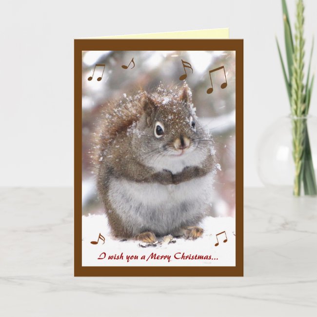 Singing Squirrel Christmas