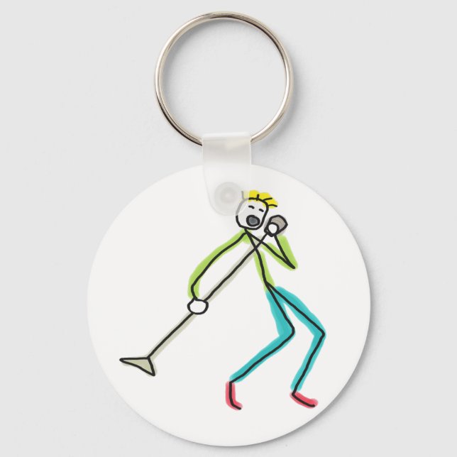 Singing Stickman Keychain (Front)