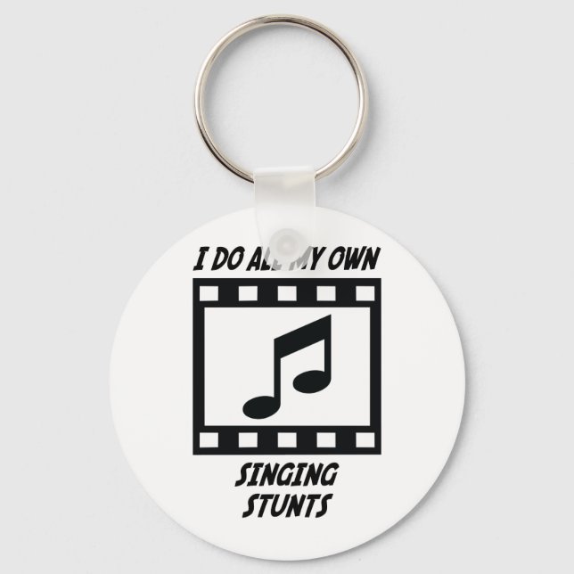 Singing Stunts Keychain (Front)