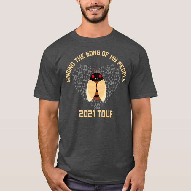 Singing The Song of my People Brood X Cicada T-Shirt (Front)