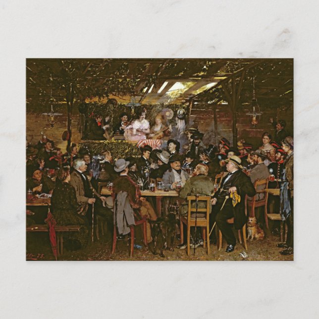 Singing to a Captive Crowd Postcard (Front)