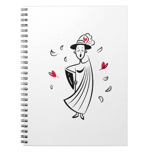 Singing Woman Notebook