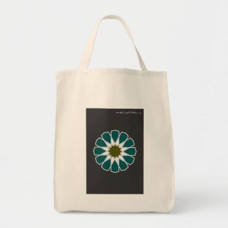 Single 12 Rosette with Bismillah Grocery Tote