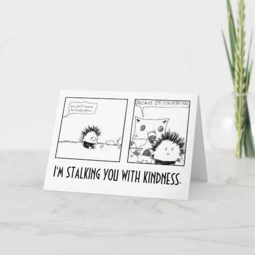 Single Awareness Day Card_Stalking you Holiday Card